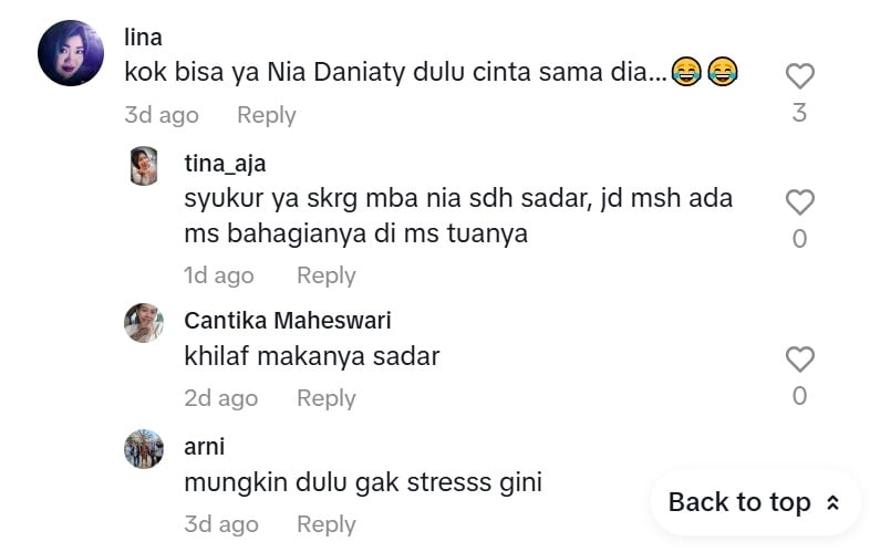 Komentar soal Farhat Abbas yang dikaitkan dengan mantan istri, Nia Daniarty (TikTok)