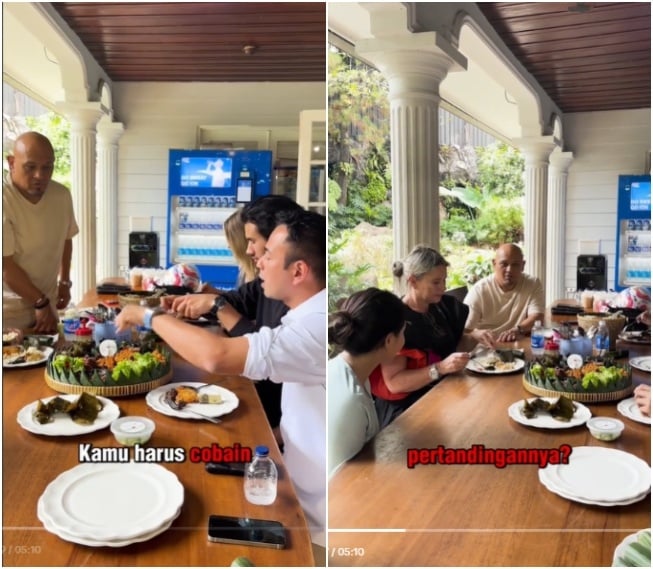 Romeo Tjoe-A-On di rumah Raffi Ahmad (TikTok)