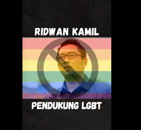 Tangkapan layar video Ridwan Kamil di X yang disebut-sebut mendukung LGBT. (tangkapan layar/X)