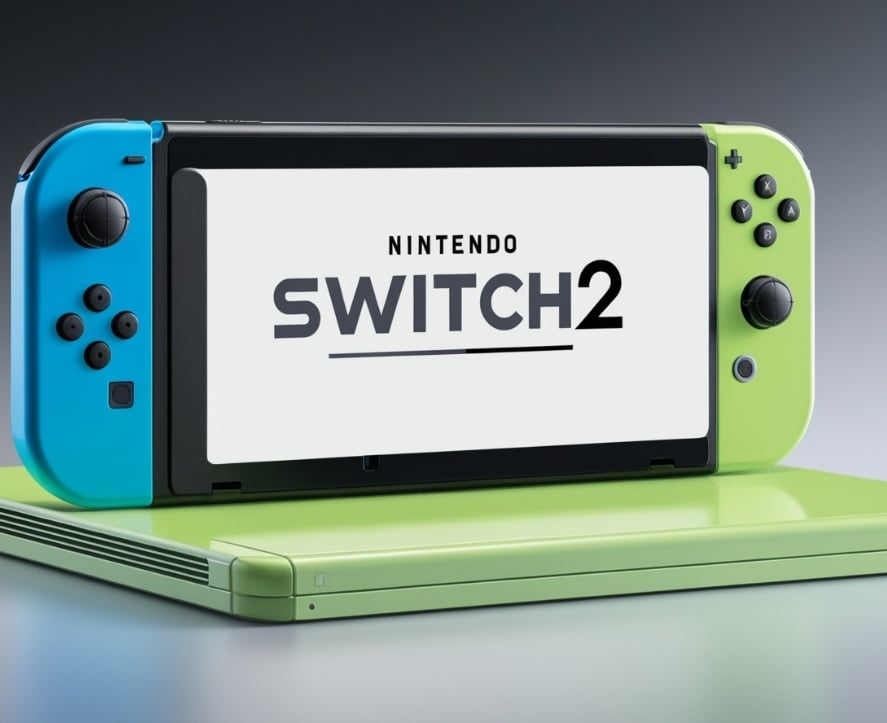 Ilustrasi Nintendo Switch 2. (Leonardo.ai)