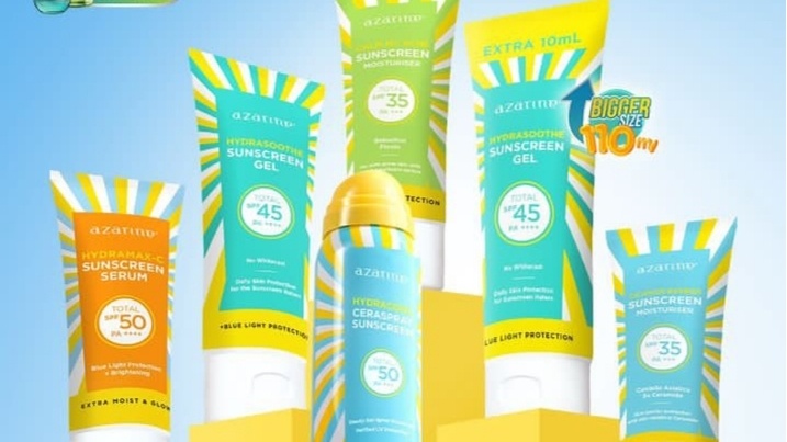 Sunscreen dari Azarine (instagram/azarinecosmeticofficial)