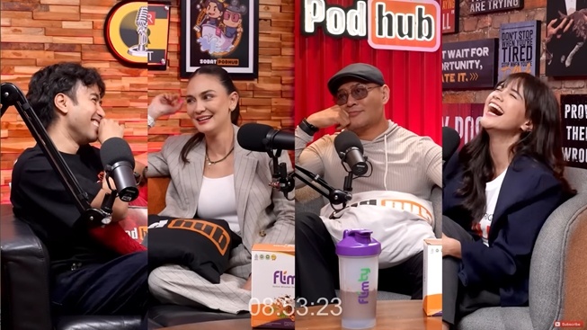 Luna Maya di podcast Deddy Corbuzier (YouTuber)