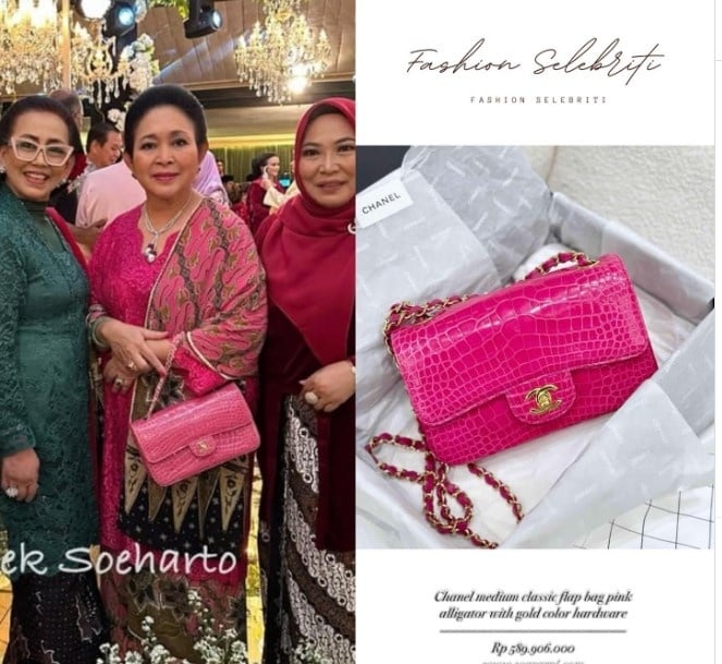 Tas Titiek Soeharto (instagram.com/fashion__selebriti/)