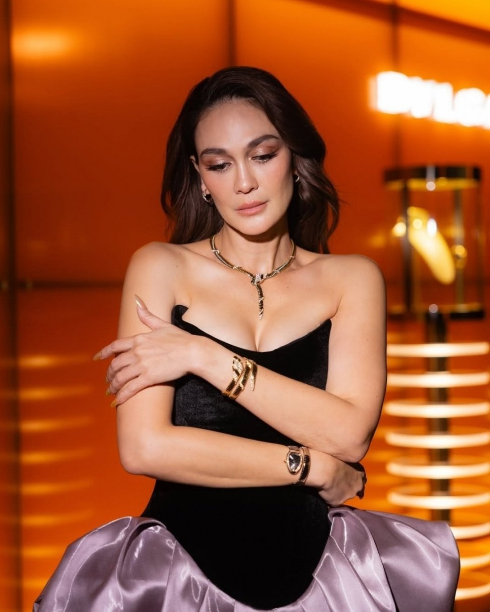 Penampilan Memukau Luna Maya di Acara Bvlgari (Instagram)