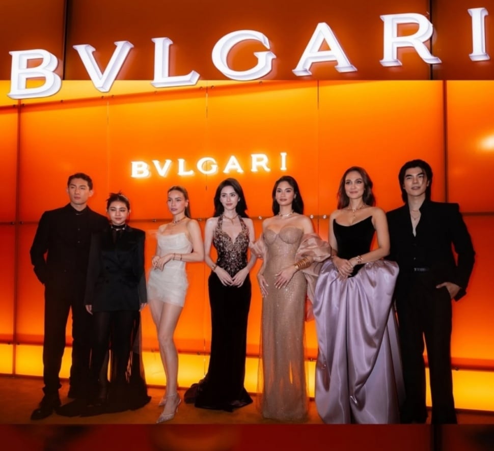 Penampilan Memukau Luna Maya di Acara Bvlgari (Instagram)