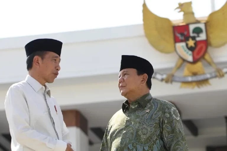 Prabowo dan Jokowi di Istana IKN. [Ist]