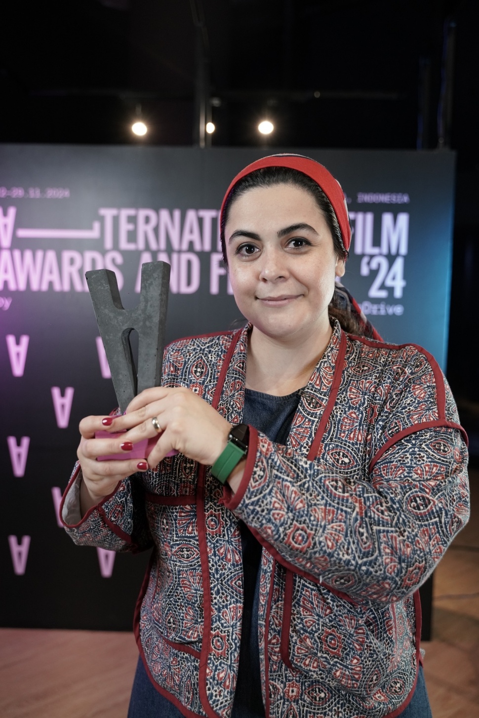 Atiye Zare Arandi, Sutradara Grand Me di Alternativa Film Awards & Festival 2024 (dok. inDrive)