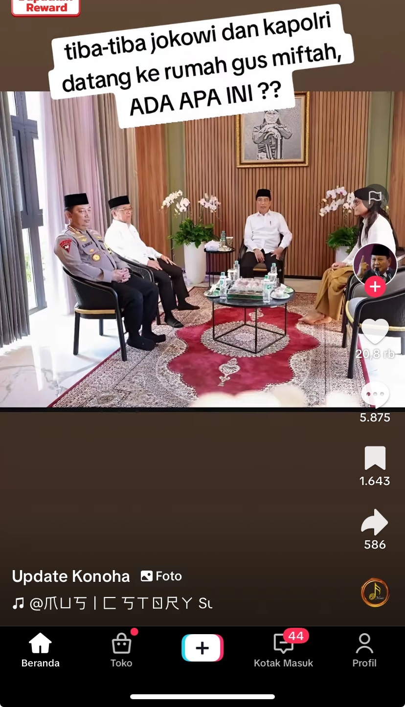 Benarkah Jokowi temui Gus Miftah? 