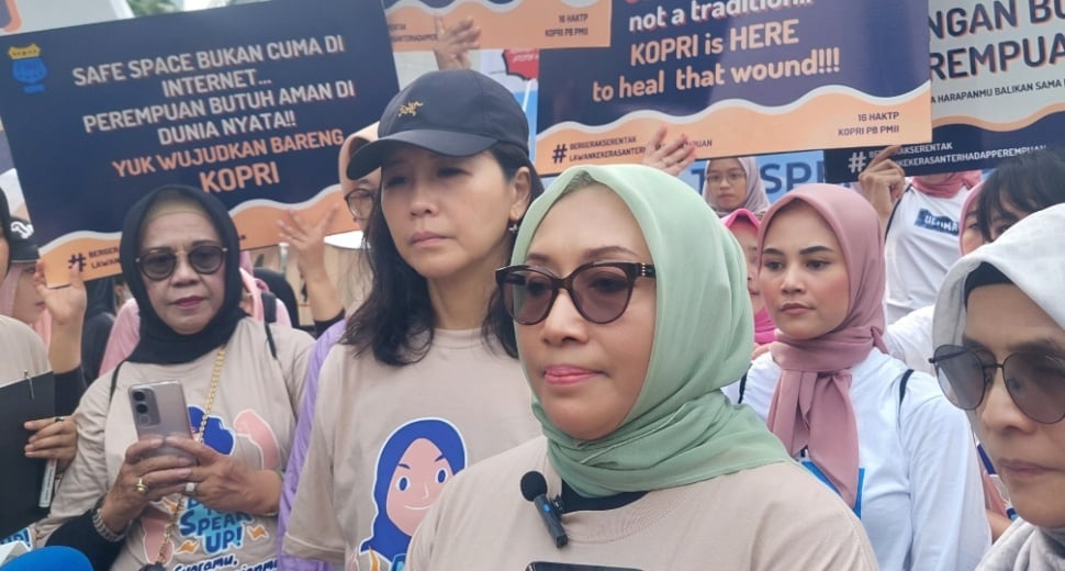 Menteri PPPA Arifah Fauzi. (Suara.com/Lilis)