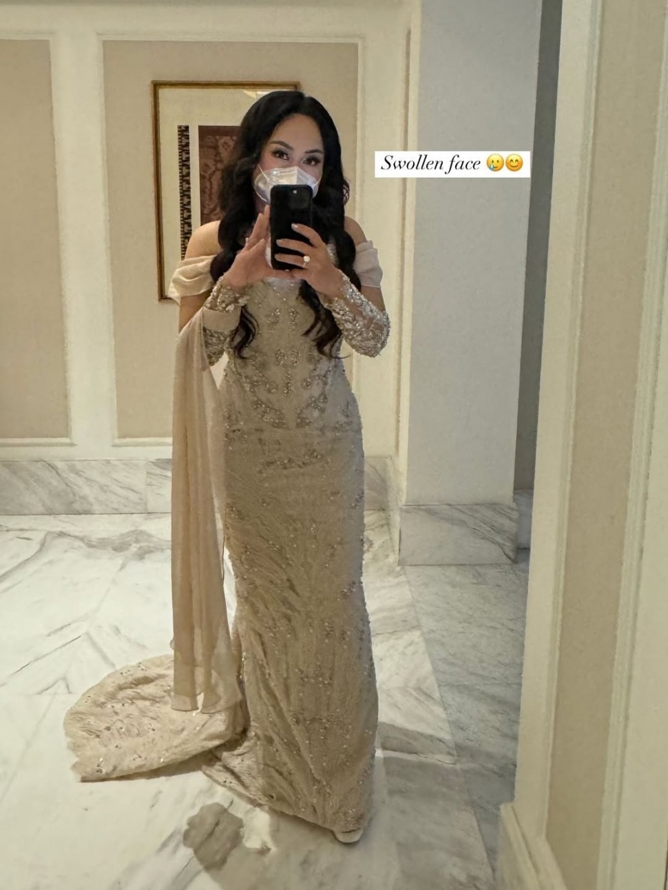 Zita Anjani Hadiri Resepsi Pernikahan Putri Zulhas dan Zumi Zola (Instagram)