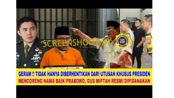 Cek Fakta Gus Miftah Dipidanakan (turnbackhoax.id)