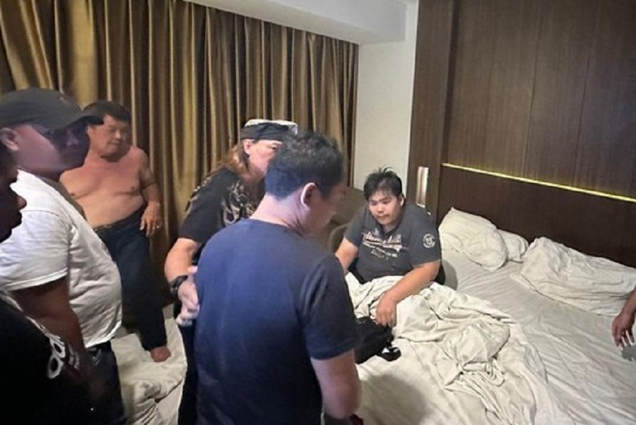 George Sugama Halim saat ditangkap di salah satu hotel di Sukabumi. (Foto: Istimewa)