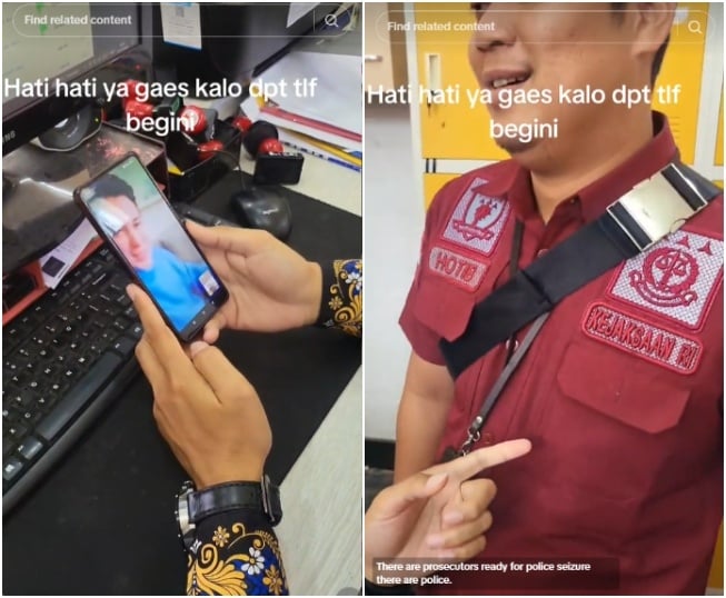 Penipu berkedok video call Baim Wong (TikTok)