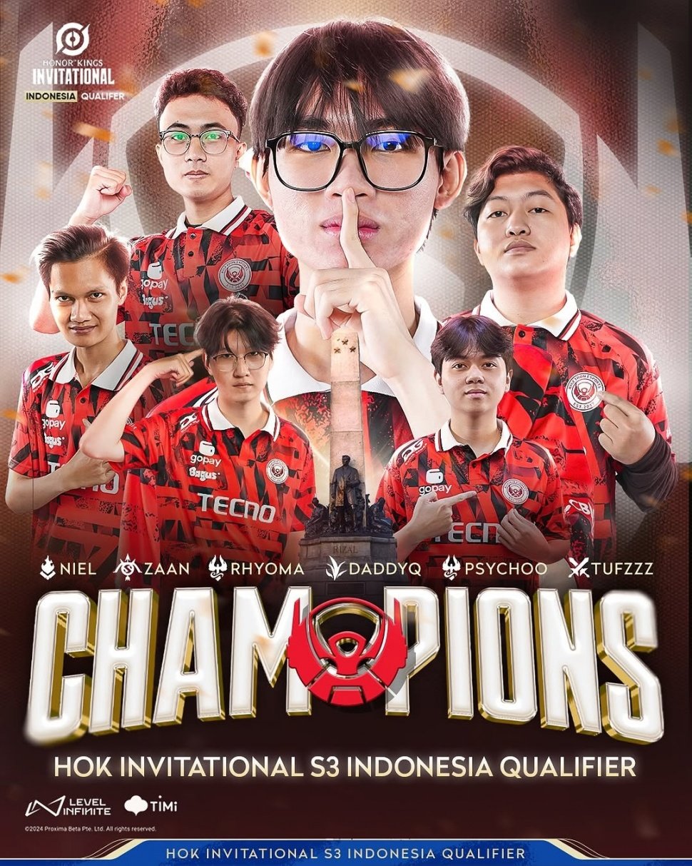 Bigetron Sigma (BTR) lolos ke turnamen HOK Invitational S3 Honor of Kings. [Level Infinite]