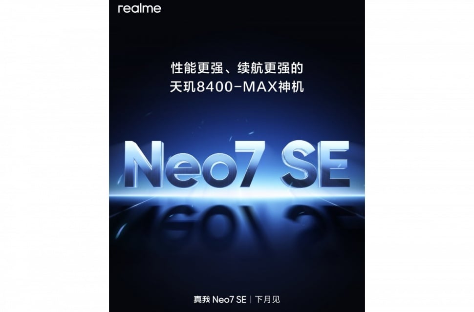 Realme Neo 7 SE. (GSM Arena)