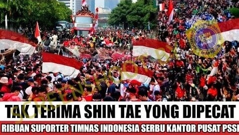 Cek Fakta pendukung timnas Indonesia serbu kantor PSSI protes pemecatan STY (Turnbackhoax)