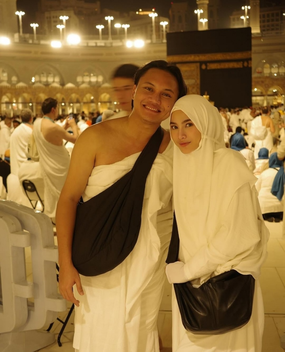 Mahalini dan Rizky Febian Umroh Pertama Kali Setelah Menjadi Suami Istri (Instagram)