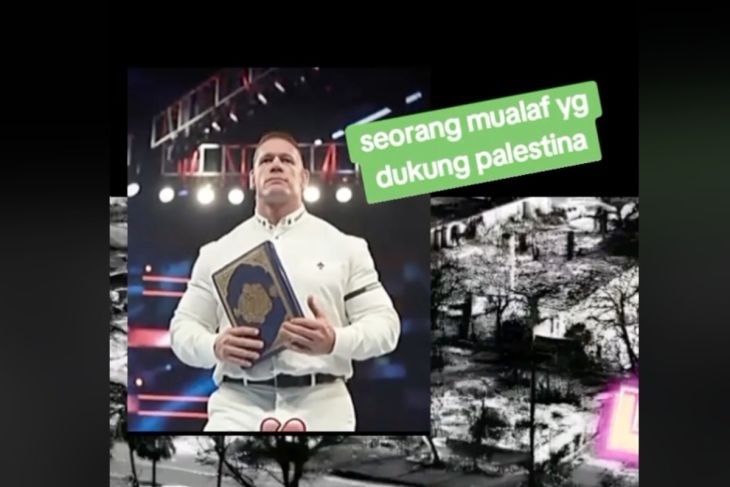 Cek Fakta Rumah John Cena Selamat dari Kebakaran Los Angeles (Tiktok)