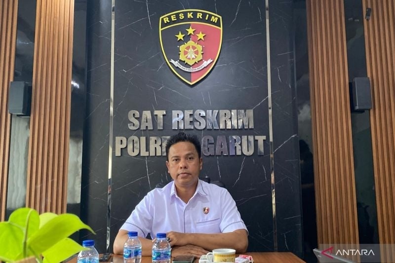 Kepala Satuan Reserse Kriminal Polres Garut AKP Ari Rinaldo. (ANTARA/Feri Purnama)