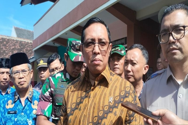 Kepala Kantor Komunikasi Kepresidenan Hasan Nasbi . (ANTARA/Sutarmi)