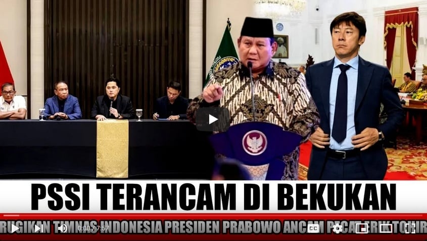 Cek Fakta pembekuan PSSI (Youtube)