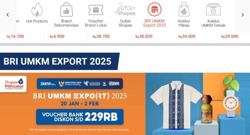 UMKM EXPO(RT) 2025. (Dok: BRI)