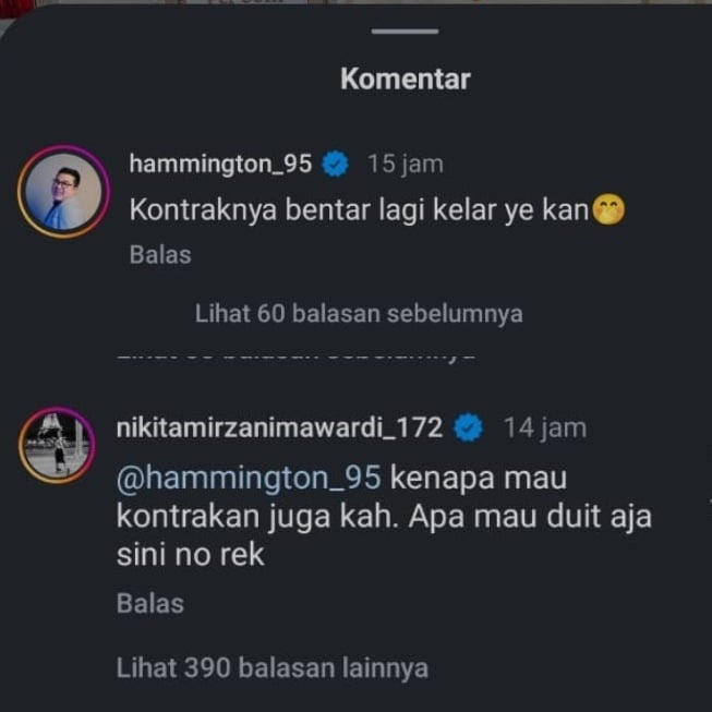 Nikita Mirzani ngamuk dianggap hubungannya dengan Matthew Gilbert kontrak (Instagram)