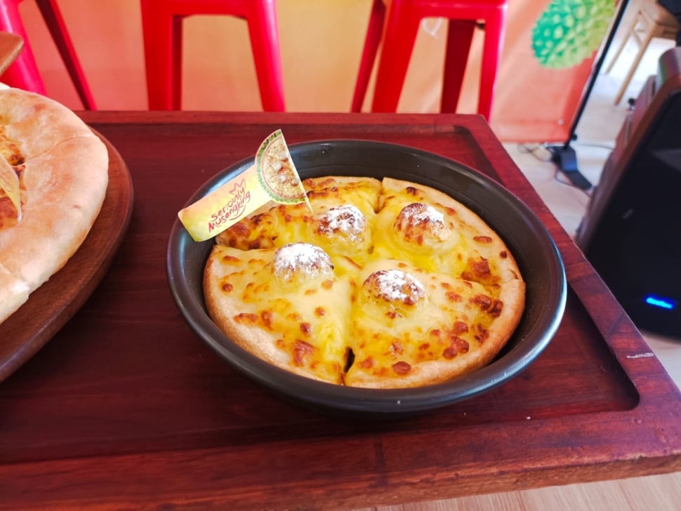 Pizza Durian Musangking (Suara.com/ Nurul Lutfia Maryadi)