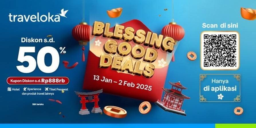 Blessing Good Deals Flash Sale. (Dok: Traveloka