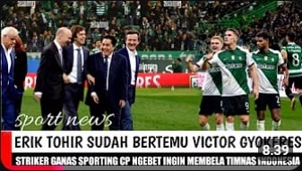 Cek Fakta Erick Thohir akan Naturalisasi Victor Gyokeres (Youtube)