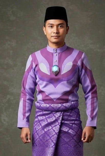 Baju Raya Ultraman (instagram.com/trendingbuzz.id)