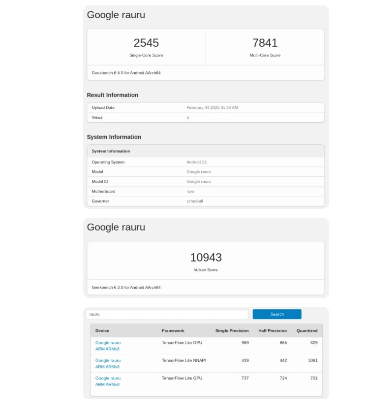 Chip MediaTek pada Chromebook. (Geekbench)