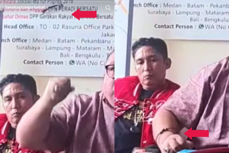 Gelang ajaib Razman Nasution. [TikTok]