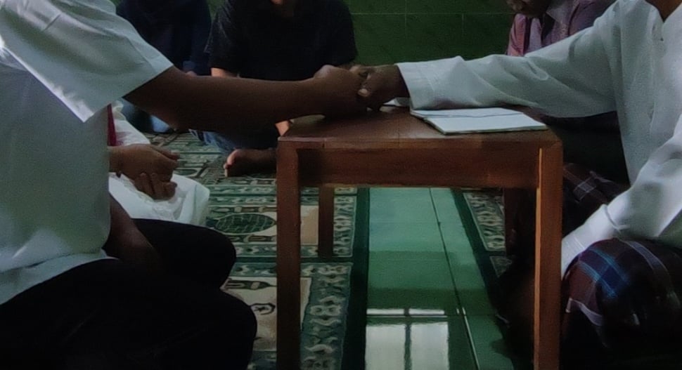 Ilustrasi menikah siri.