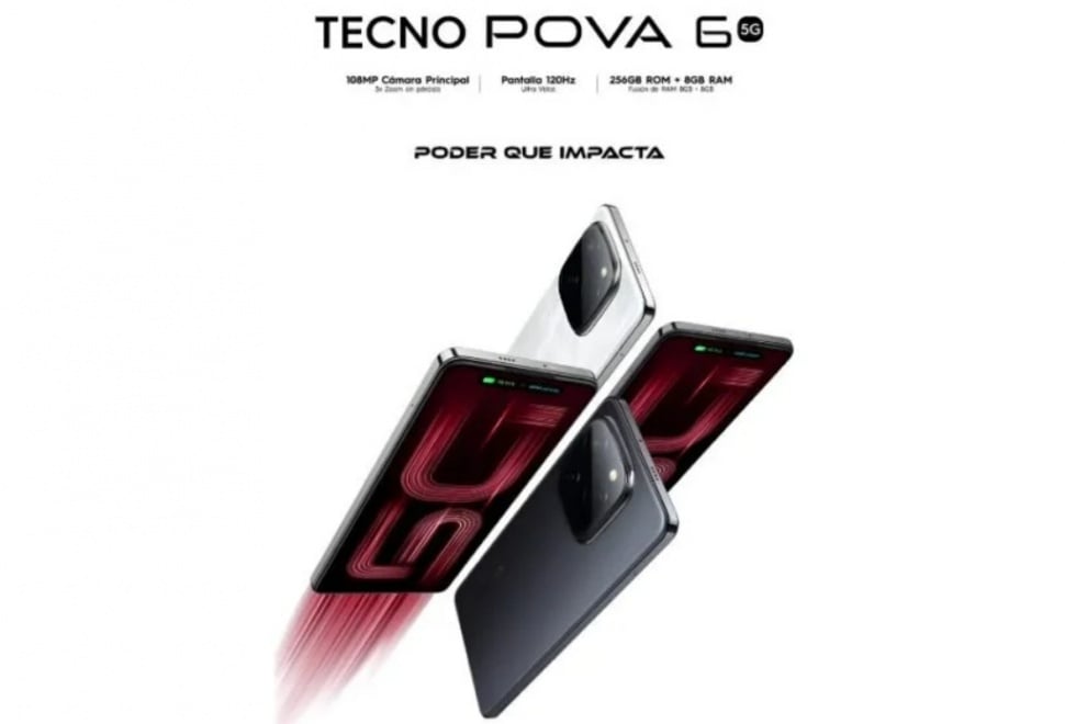 Tecno Pova 6 5G. (Tecno)