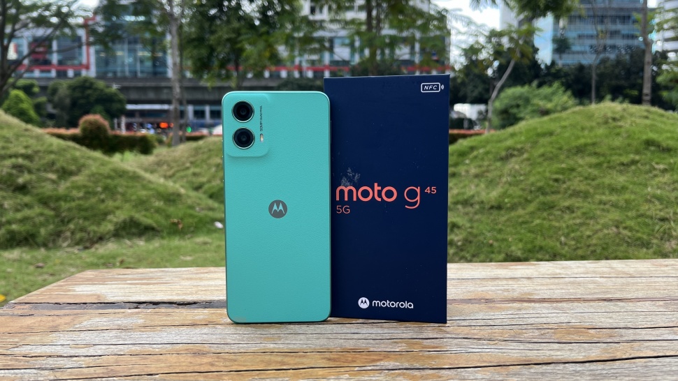 Motorola Moto G45. [Suara.com/Dicky Prastya]