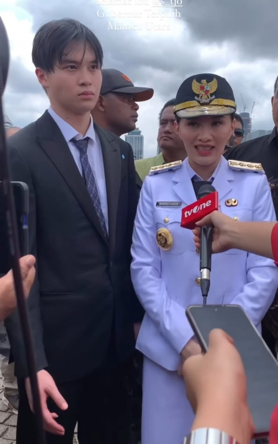 Sosok Tampan Edbert Laos, Dampingi Sang Ibu Sherly Tjoanda Saat Dilantik Jadi Gubernur Maluku Utara (Instagram)