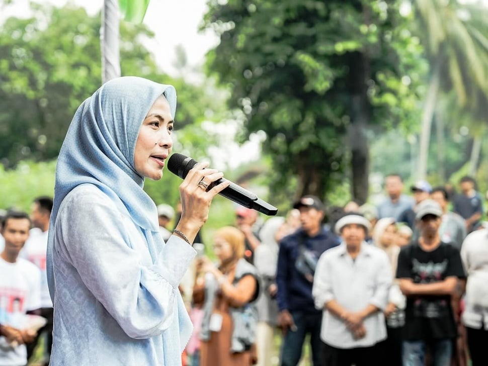 Istri Yandri Susanto, Ratu Rachmatuzakiyah atau Ratu Zakiyah [Instagram @raturachmatuzakiyah]