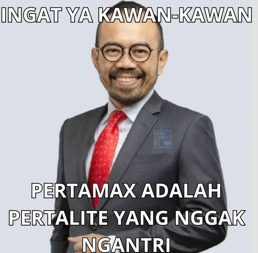 Meme Pertamax viral di media sosial. (X)