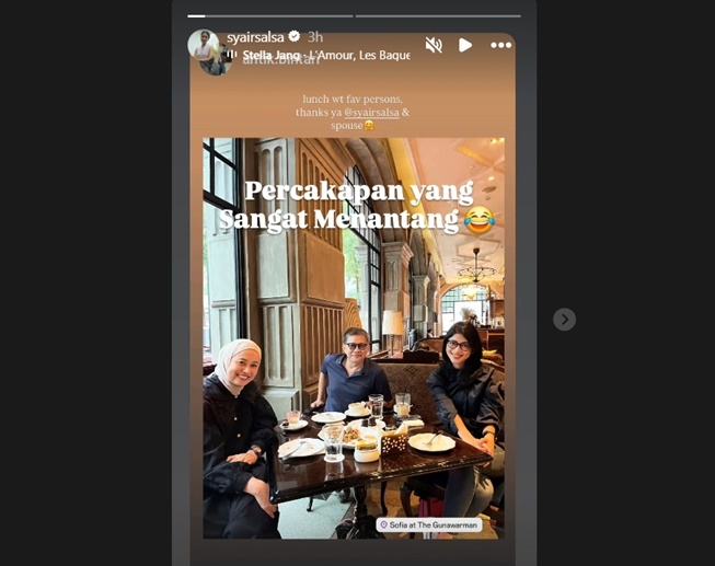 Rocky Gerung disebut sebagai pasangan Salsabila Syaira (Instagram)