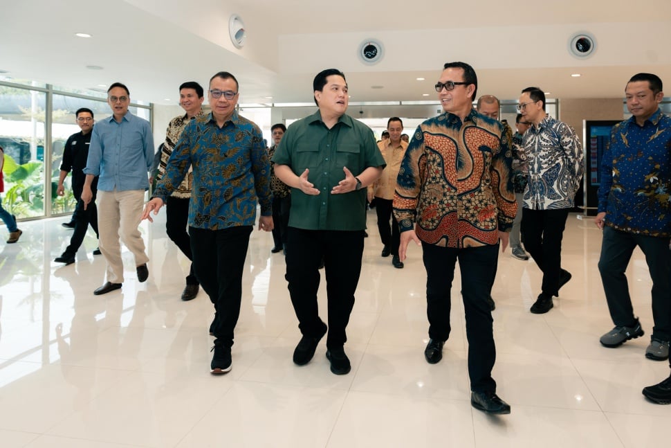 Rombongan menteri meninjau terminal 2F Bandara Internasional Soekarno Hatta. (Dok: Injourney)