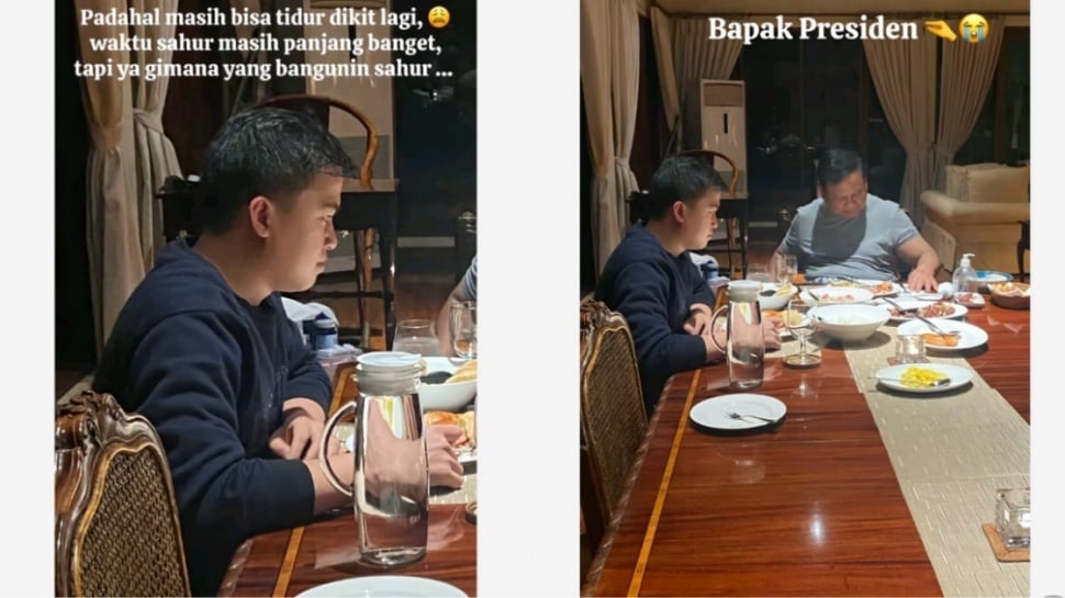 Curhatan Lucu Ajudan Prabowo, Agung Surahman, Saat Sahur Bareng Sang Presiden (TikTok)