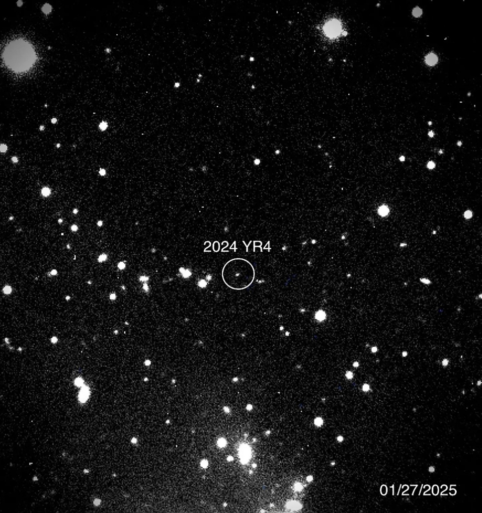 Asteroid 2024 YR4. (NY Post)