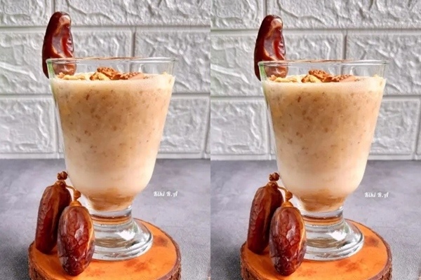 Resep jus kurma susu topping regal (dok. Cookpad/@CuisineMe96)