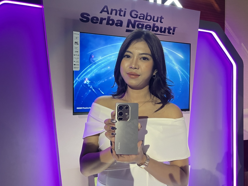 Infinix Note 50 Pro. [Suara.com/Dicky Prastya]