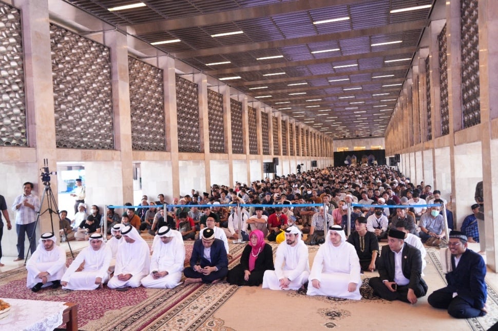 Buka puasa bersama UEA di Masjid Istiqlal (Ist)