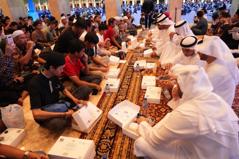 Buka puasa bersama UEA di Masjid Istiqlal (Ist)