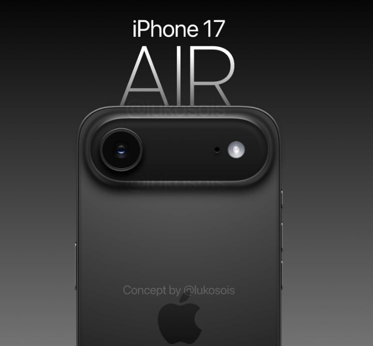 Render iPhone 17 Air. (Lukosis) 