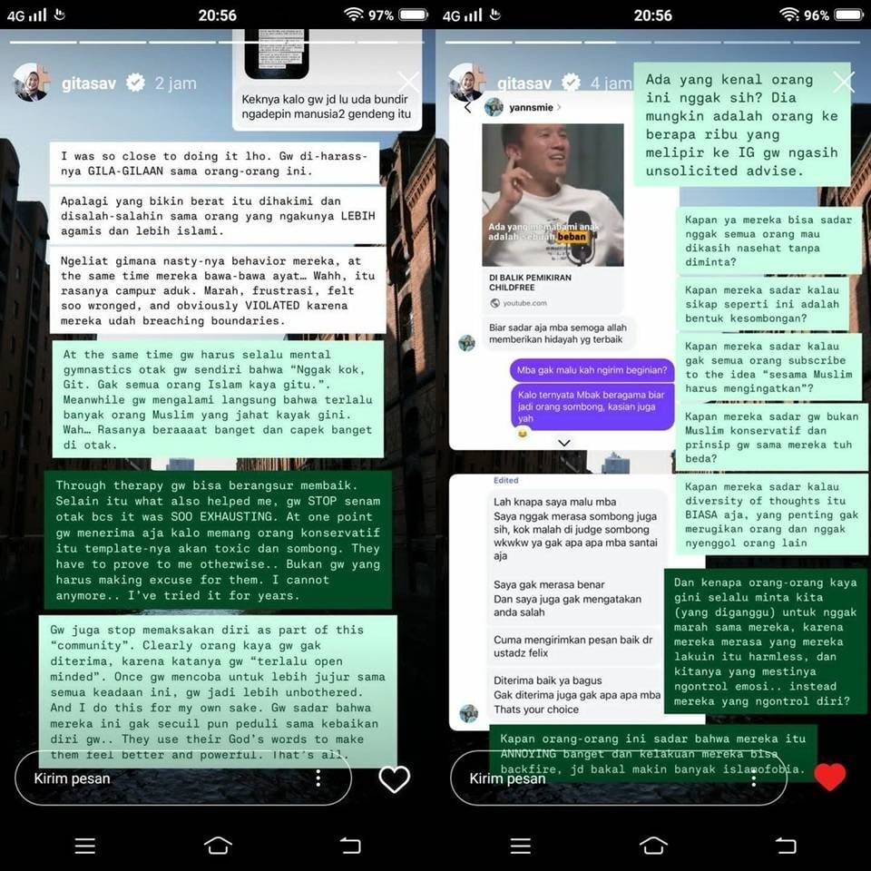 Curhatan Gitasav yang viral di X (X)