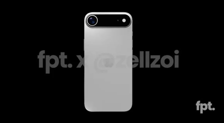 Render iPhone 17 Air. (FrontPageTech)